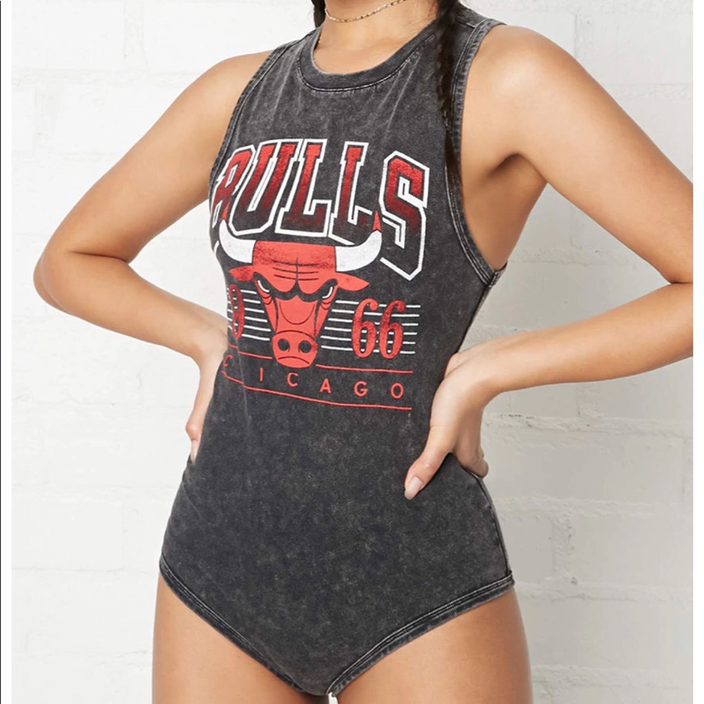 F21 NBA Bulls Bodysuit